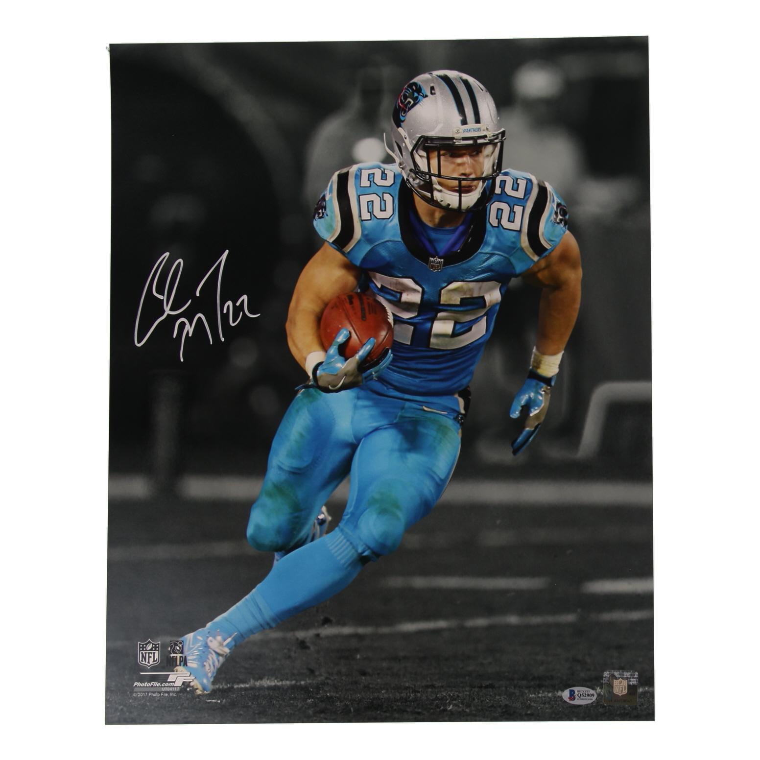 Christian McCaffrey Signed Panthers 16x20 Photo (Beckett) at PristineAuction.com Christian McCaffrey Signed Panthers 16x20 Photo (Beckett) at PristineAuction.com