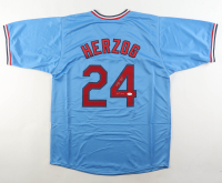 Whitey Herzog Signed Jersey Inscribed "HOF 2010" (JSA) at PristineAuction.com