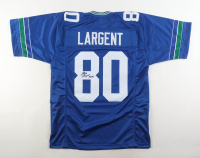 Steve Largent Signed Jersey Inscribed "HOF 95" (JSA) at PristineAuction.com