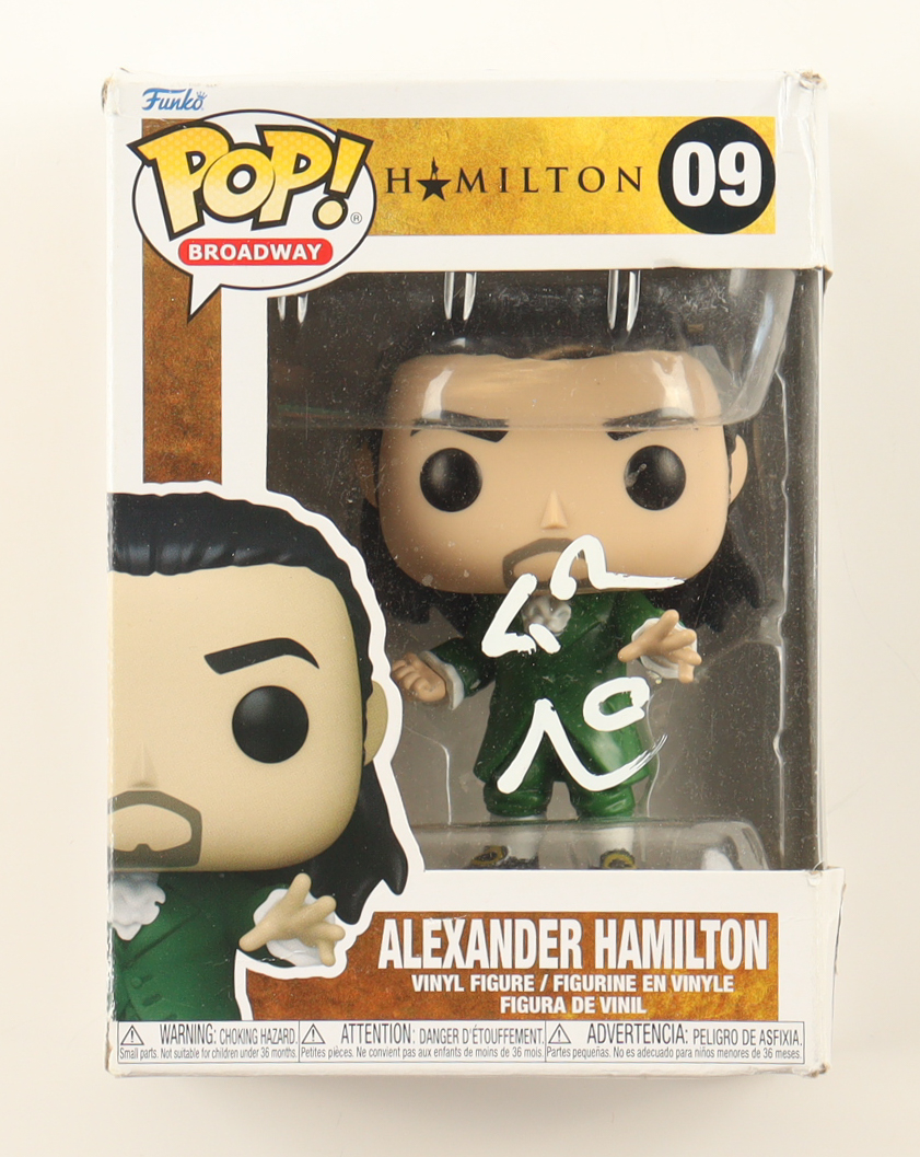 Lin-Manuel Miranda Signed "Hamilton" #09 Alexander Hamilton Funko Pop! Vinyl Figure (Beckett) at PristineAuction.com Lin-Manuel Miranda Signed "Hamilton" #09 Alexander Hamilton Funko Pop! Vinyl Figure (Beckett) at PristineAuction.com