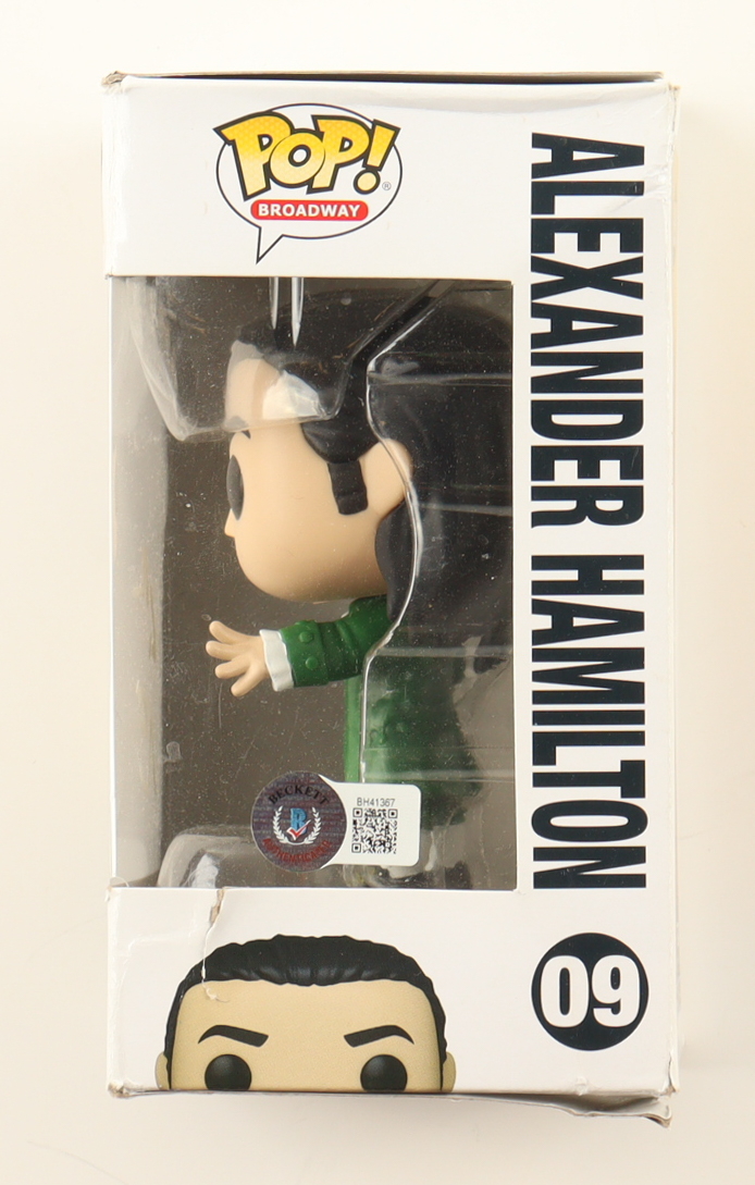 Lin-Manuel Miranda Signed "Hamilton" #09 Alexander Hamilton Funko Pop! Vinyl Figure (Beckett) at PristineAuction.com Lin-Manuel Miranda Signed "Hamilton" #09 Alexander Hamilton Funko Pop! Vinyl Figure (Beckett) at PristineAuction.com