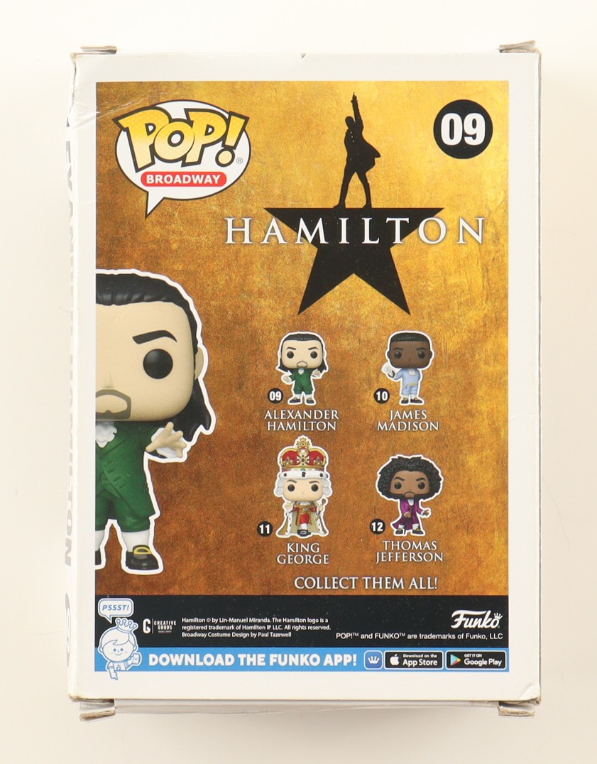 Lin-Manuel Miranda Signed "Hamilton" #09 Alexander Hamilton Funko Pop! Vinyl Figure (Beckett) at PristineAuction.com Lin-Manuel Miranda Signed "Hamilton" #09 Alexander Hamilton Funko Pop! Vinyl Figure (Beckett) at PristineAuction.com