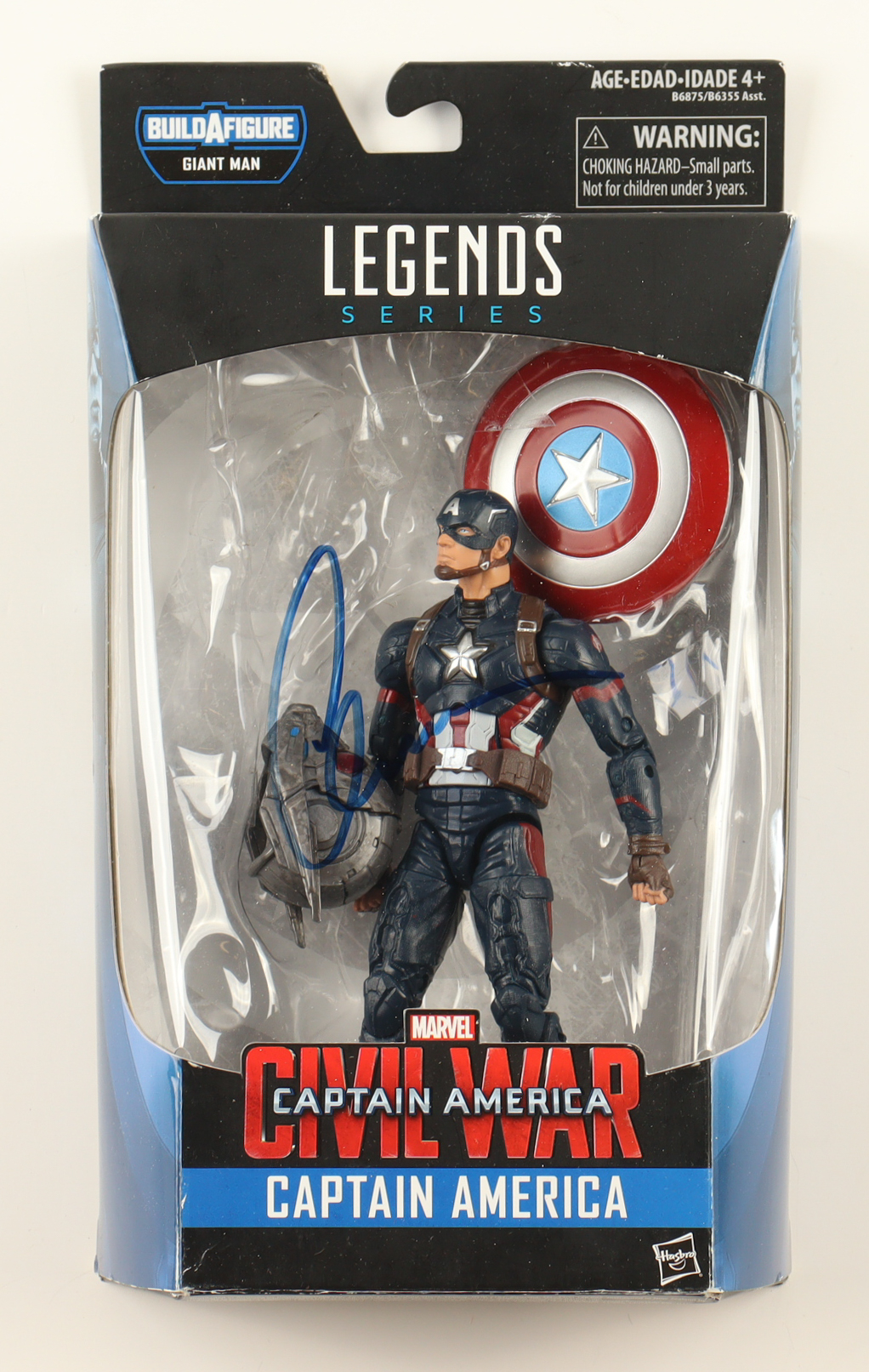 Chris Evans Signed "Captain America: Civil War" Marvel Legends Series Giant Man Action Figure (JSA) at PristineAuction.com Chris Evans Signed "Captain America: Civil War" Marvel Legends Series Giant Man Action Figure (JSA) at PristineAuction.com
