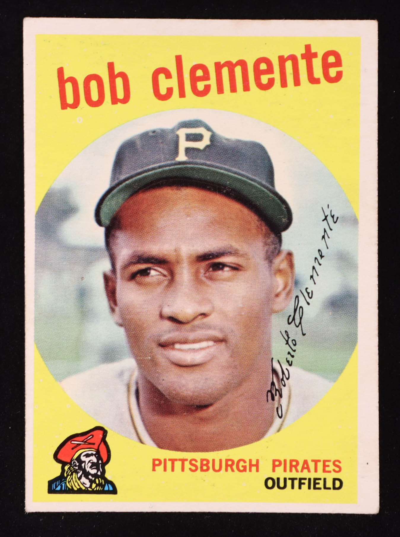 Roberto Clemente 1959 Topps #478 at PristineAuction.com Roberto Clemente 1959 Topps #478 at PristineAuction.com