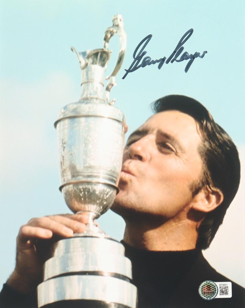 Gary Player Signed 8x10 Photo (Beckett) at PristineAuction.com Gary Player Signed 8x10 Photo (Beckett) at PristineAuction.com