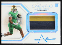 Audric Estime 2024 Panini National Treasures Collegiate Flawless Rookie Patch Autographs Horizontal #126 #02/25 RC at PristineAuction.com