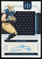 Cole Kmet 2024 Panini National Treasures Collegiate Silhouettes Signatures Silver #11 #25/39 at PristineAuction.com