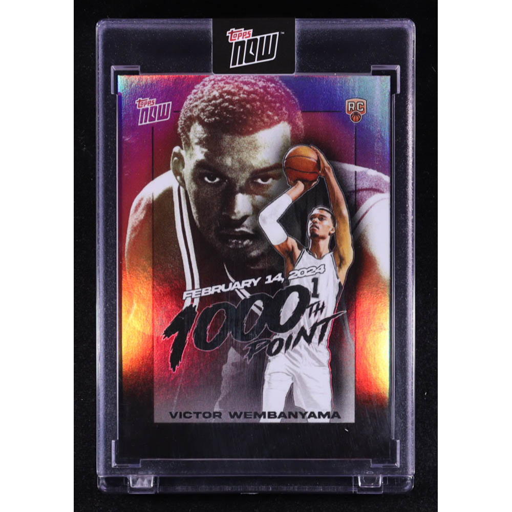 Victor Wembanyama 2023-24 Topps Now Victor Wembanyama #VW1 RC at PristineAuction.com