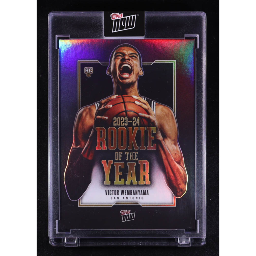 Victor Wembanyama 2023-24 Topps Now Victor Wembanyama #VW6 ROY RC at PristineAuction.com