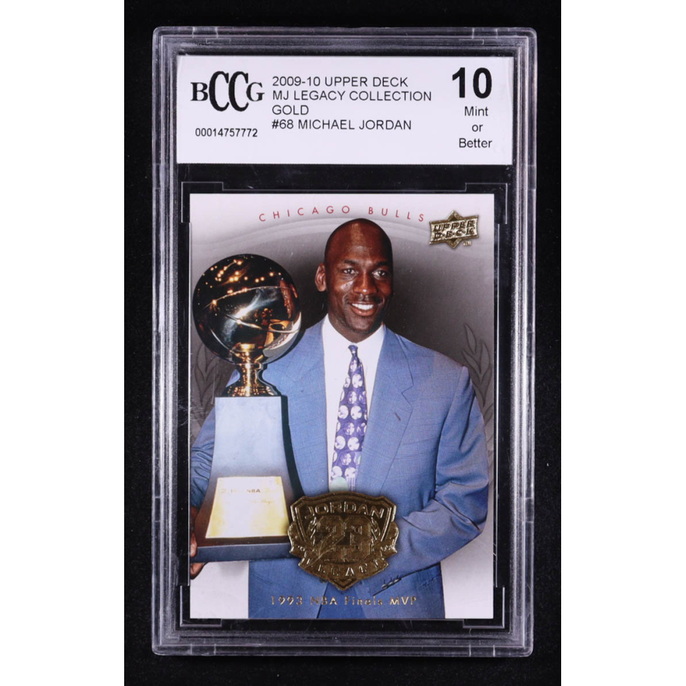 Michael Jordan 2009-10 Upper Deck Michael Jordan Legacy Collection Gold #68 (BCCG 10) at PristineAuction.com