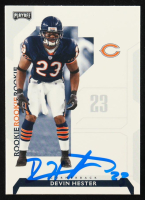 Devin Hester Signed 2006 Playoff NFL Playoffs #103 RC (JSA) at PristineAuction.com