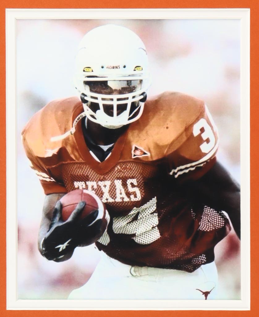 Ricky Williams Signed Custom Framed Jersey Display Inscribed "HT 98" (JSA) at PristineAuction.com Ricky Williams Signed Custom Framed Jersey Display Inscribed "HT 98" (JSA) at PristineAuction.com