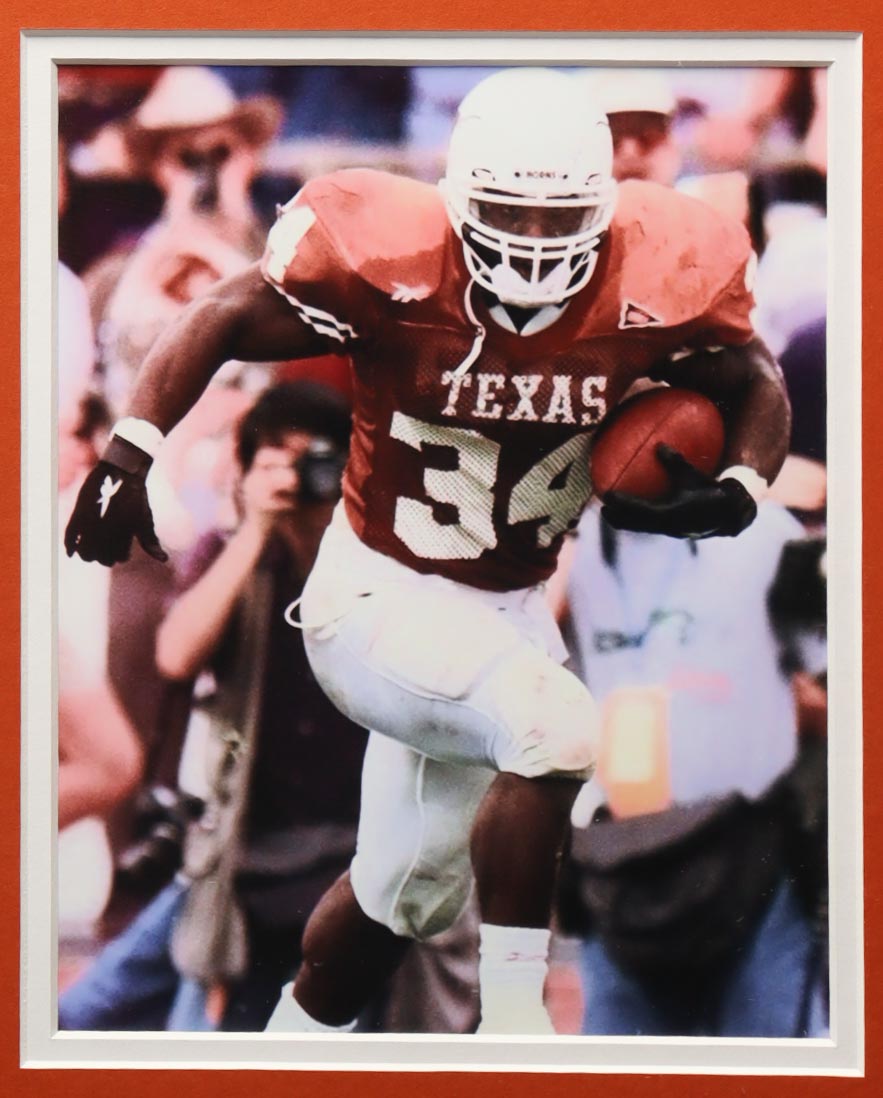 Ricky Williams Signed Custom Framed Jersey Display Inscribed "HT 98" (JSA) at PristineAuction.com Ricky Williams Signed Custom Framed Jersey Display Inscribed "HT 98" (JSA) at PristineAuction.com