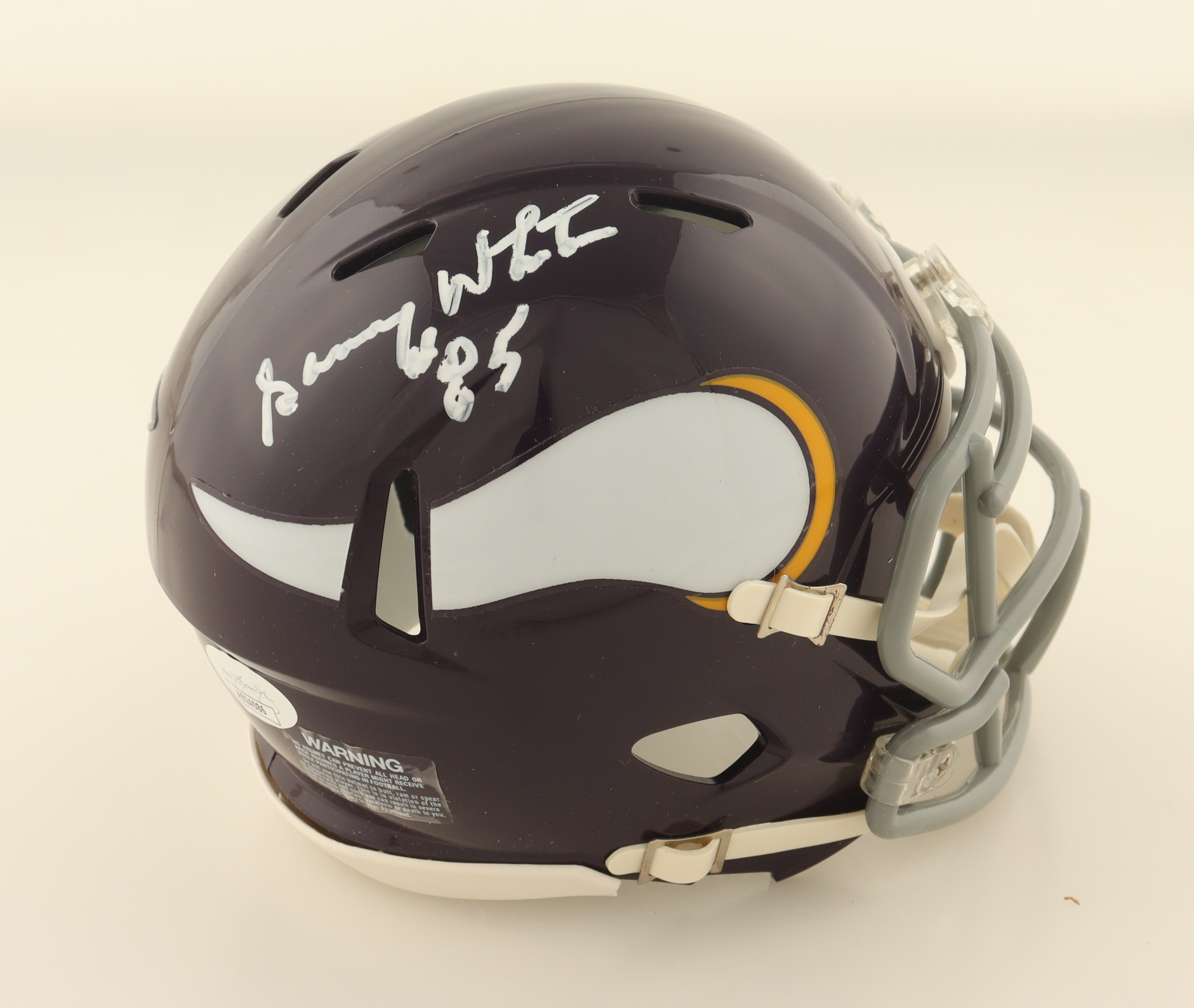 Sammy White Signed Vikings Speed Mini Helmet (JSA) at PristineAuction.com Sammy White Signed Vikings Speed Mini Helmet (JSA) at PristineAuction.com