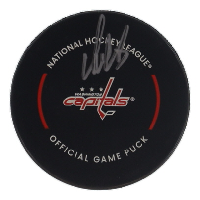 Alexander Ovechkin Signed Capitals Logo Hockey Puck (Fanatics) at PristineAuction.com Alexander Ovechkin Signed Capitals Logo Hockey Puck (Fanatics) at PristineAuction.com
