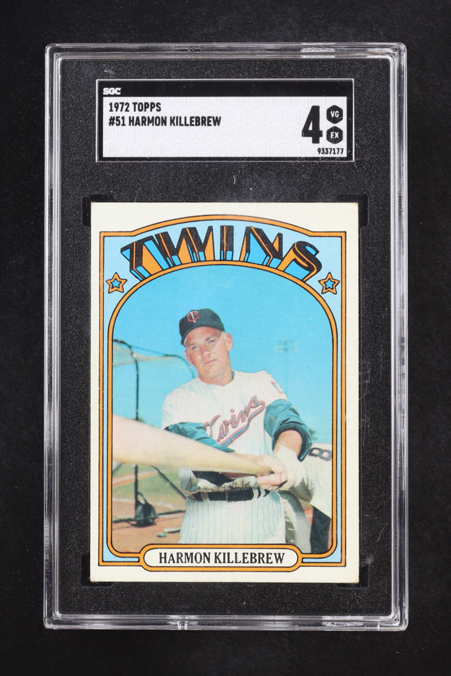 Harmon Killebrew 1972 Topps #51 (SGC 4) at PristineAuction.com Harmon Killebrew 1972 Topps #51 (SGC 4) at PristineAuction.com