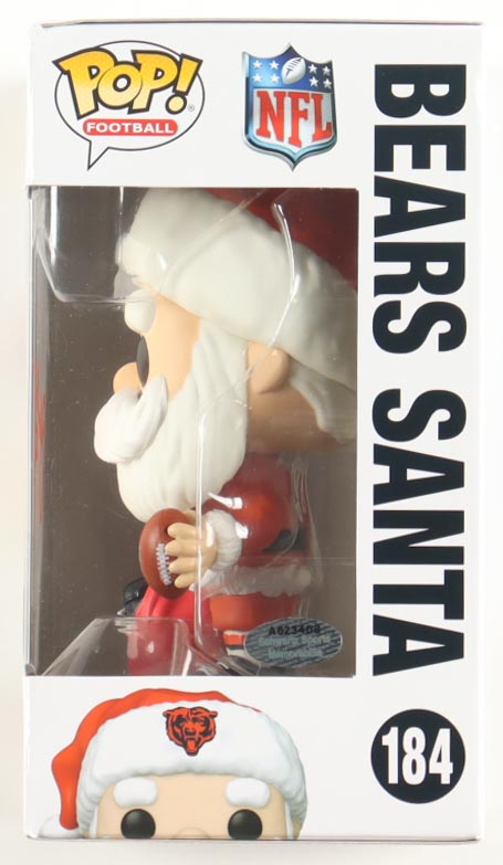 Jim McMahon Signed Bears #184 Bears Santa Funko Pop! Vinyl Figure (Schwartz) at PristineAuction.com Jim McMahon Signed Bears #184 Bears Santa Funko Pop! Vinyl Figure (Schwartz) at PristineAuction.com