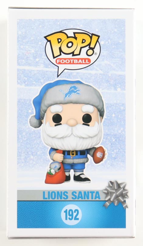 Billy Sims Signed "Lions" #192 Lions Santa Funko Pop! Vinyl Figure Inscribed "80 - R.O.Y" (Schwartz) at PristineAuction.com Billy Sims Signed "Lions" #192 Lions Santa Funko Pop! Vinyl Figure Inscribed "80 - R.O.Y" (Schwartz) at PristineAuction.com