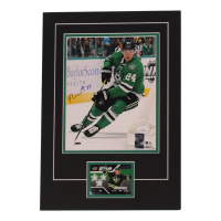 Roope Hintz Signed Stars 12x17 Custom Matted Photo Display with Trading Card (JSA) at PristineAuction.com