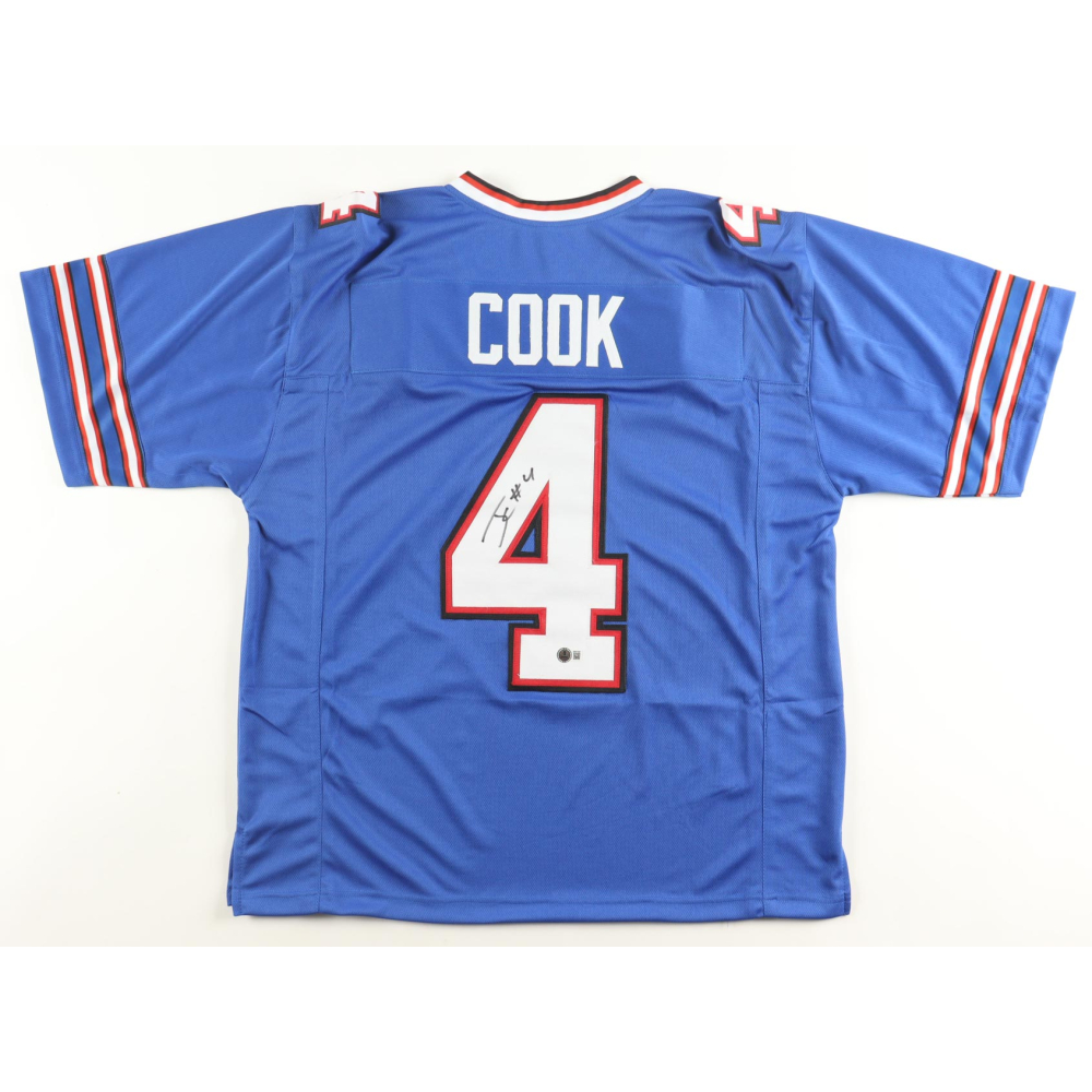 James Cook Signed Jersey (Beckett) at PristineAuction.com