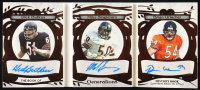 Dick Butkus / Mike Singletary / Brian Urlacher 2023 Leaf History Book Sports Edition Chapter One The Book Of Generations Bronze #BGE5 #02/25 at PristineAuction.com