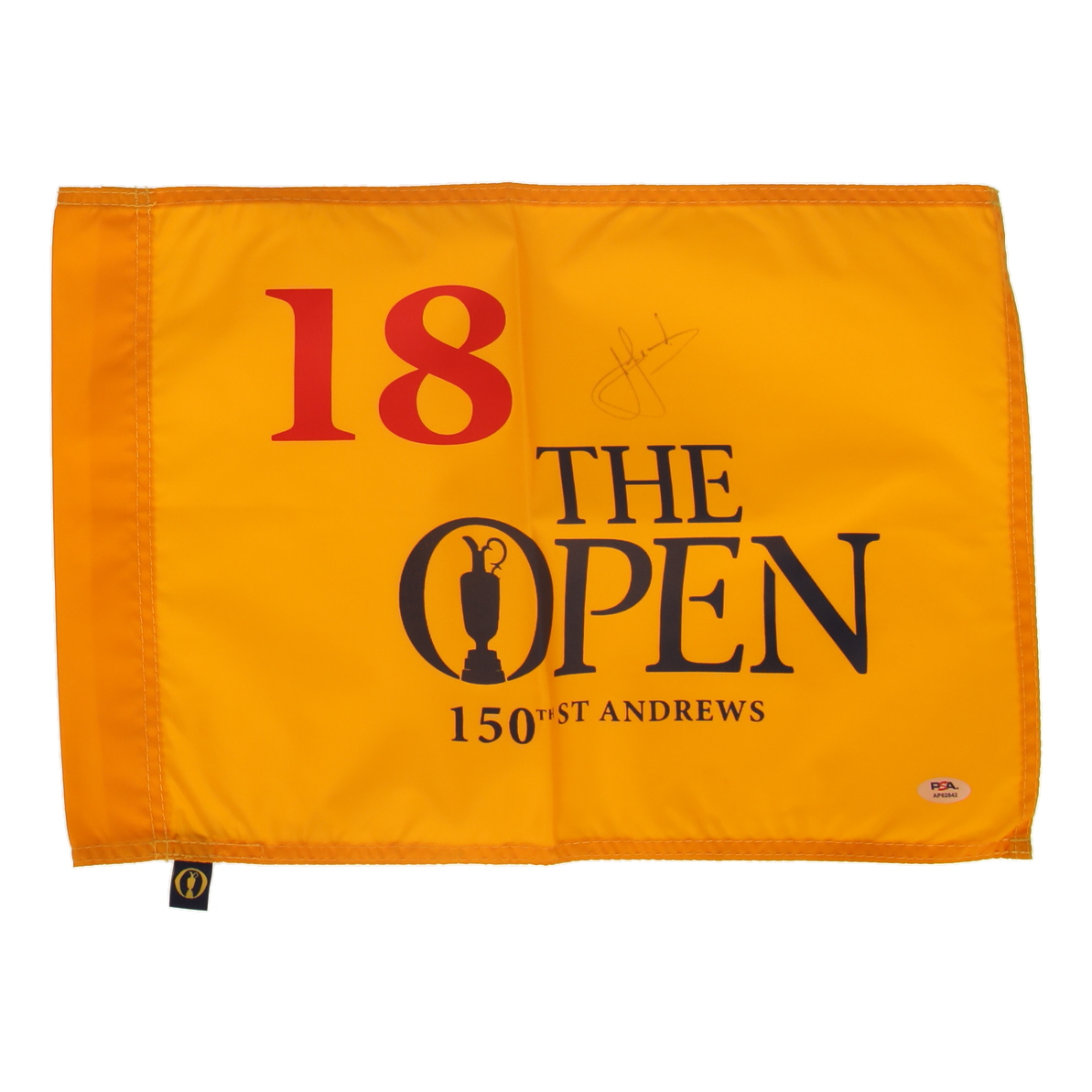 Cameron Smith Signed 2022 150th Open Championship Golf Pin Flag (PSA) at PristineAuction.com Cameron Smith Signed 2022 150th Open Championship Golf Pin Flag (PSA) at PristineAuction.com