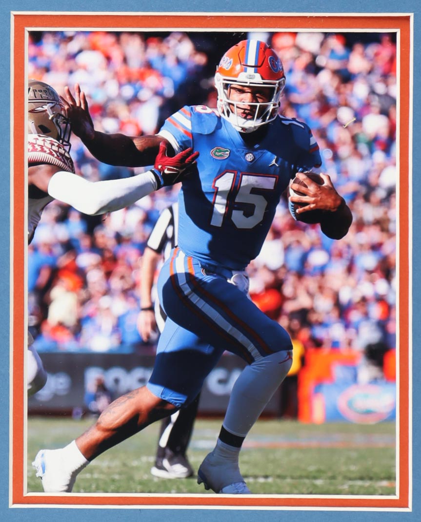 Anthony Richardson Signed Custom Framed Jersey Display Inscribed "Go Gators!" (JSA) at PristineAuction.com Anthony Richardson Signed Custom Framed Jersey Display Inscribed "Go Gators!" (JSA) at PristineAuction.com