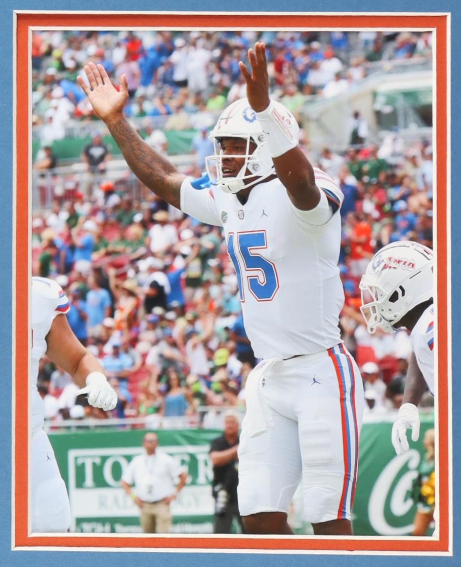 Anthony Richardson Signed Custom Framed Jersey Display Inscribed "Go Gators!" (JSA) at PristineAuction.com Anthony Richardson Signed Custom Framed Jersey Display Inscribed "Go Gators!" (JSA) at PristineAuction.com