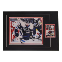 Nick Foligno Signed Blue Jackets 12x17 Custom Matted Sports Card Display with Photo (JSA) at PristineAuction.com