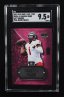 Cameron Ward 2023 Wild Card 7 Card Studs Left Diamond Pink Silver Foil #7CDL-11 #2/4 RC (SGC 9.5) at PristineAuction.com