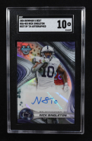 Nick Singleton 2024 Bowman's Best University Best of '24 Autographs #BOANSI RC (SGC 10) at PristineAuction.com