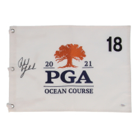 Phil Mickelson Signed 2021 PGA Championship Golf Pin Flag (PSA) at PristineAuction.com