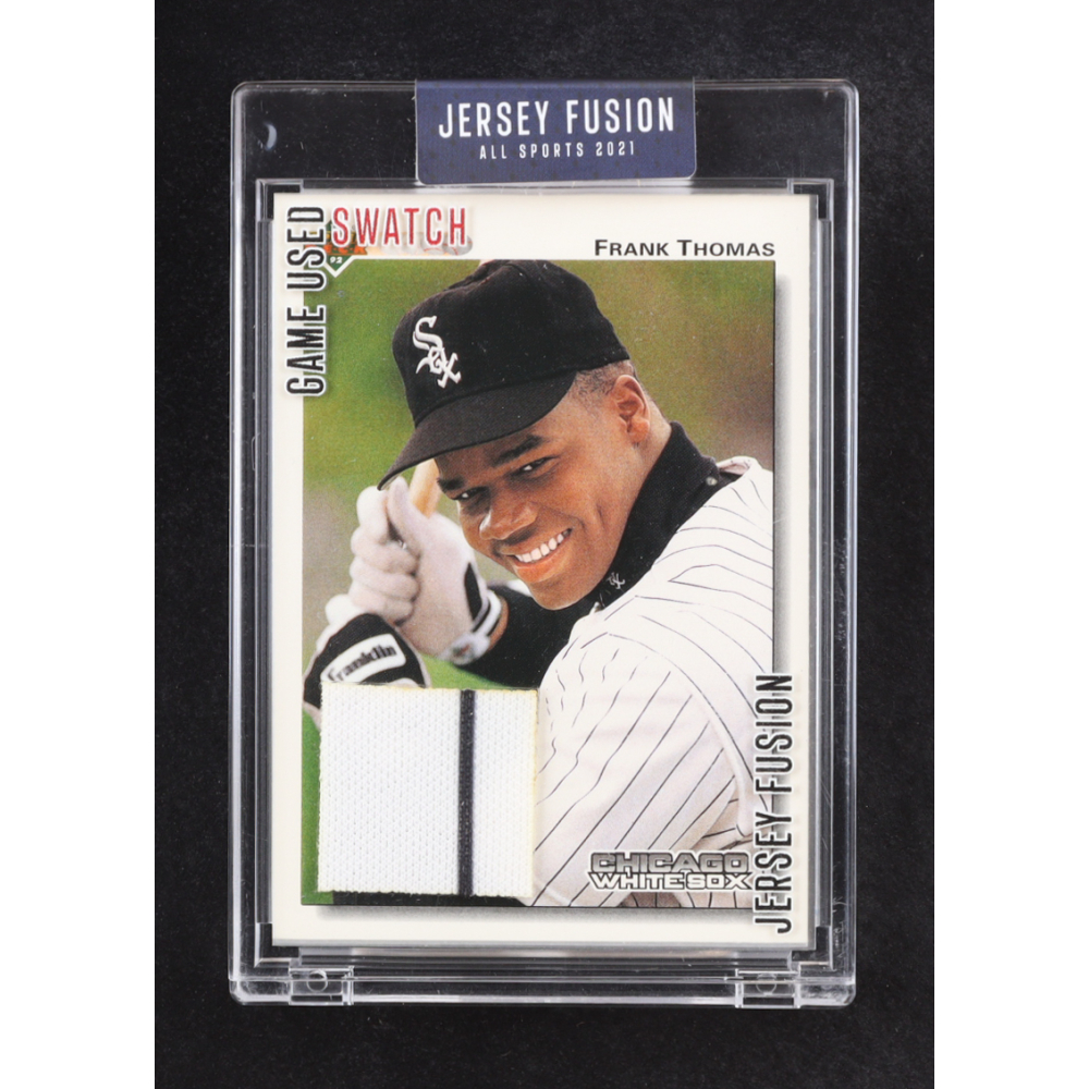 Frank Thomas 2021 Sportscards.com Jersey Fusion Game-Used Swatch #FT97 at PristineAuction.com