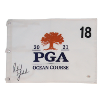Phil Mickelson Signed 2021 PGA Championship Golf Pin Flag (PSA) at PristineAuction.com