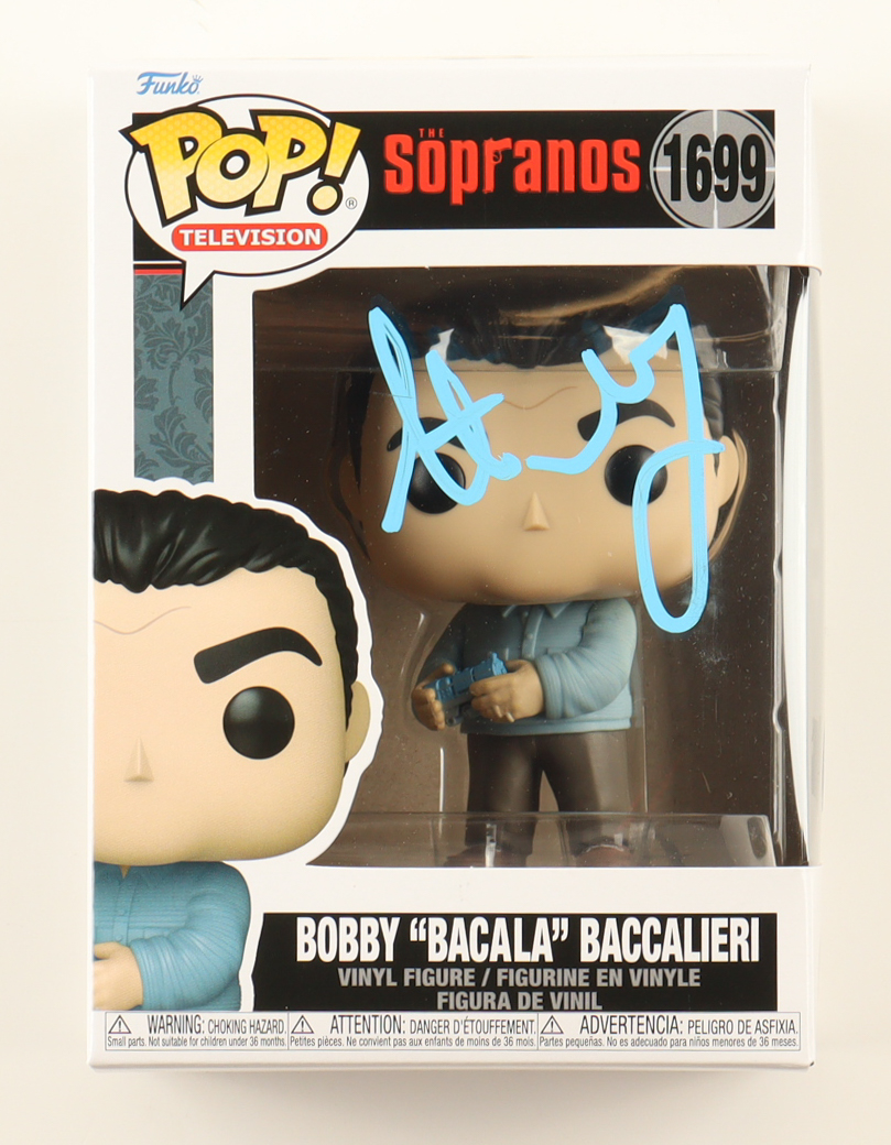 Steve Schirripa Signed "The Sopranos" #1699 Bobby "Bacala" Bacala Funko Pop! Vinyl Figure (Beckett) at PristineAuction.com Steve Schirripa Signed "The Sopranos" #1699 Bobby "Bacala" Bacala Funko Pop! Vinyl Figure (Beckett) at PristineAuction.com