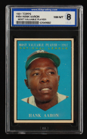 Hank Aaron 1961 Topps Most Valuable Player #484 (ISA 8) at PristineAuction.com