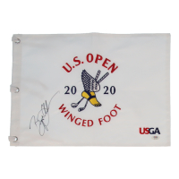 Bryson DeChambeau Signed 2020 "U.S. Open Winged Foot" Golf Pin Flag (PSA) at PristineAuction.com
