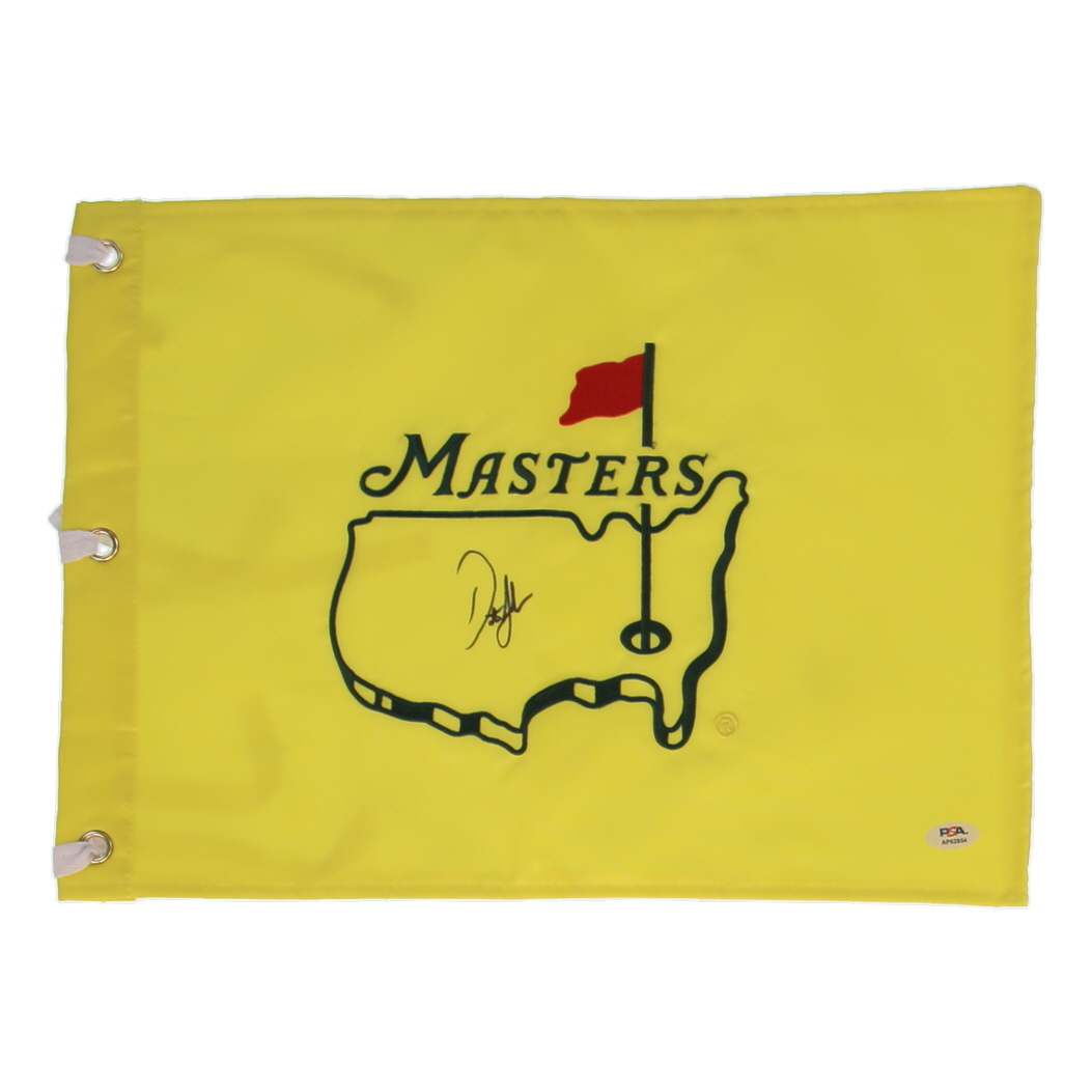 Dustin Johnson Signed Masters Tournament Golf Pin Flag (PSA) at PristineAuction.com Dustin Johnson Signed Masters Tournament Golf Pin Flag (PSA) at PristineAuction.com