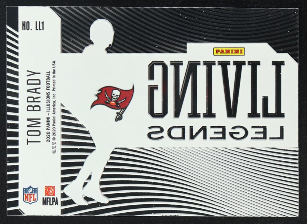 Tom Brady 2020 Illusions Living Legends #LL1 at PristineAuction.com Tom Brady 2020 Illusions Living Legends #LL1 at PristineAuction.com
