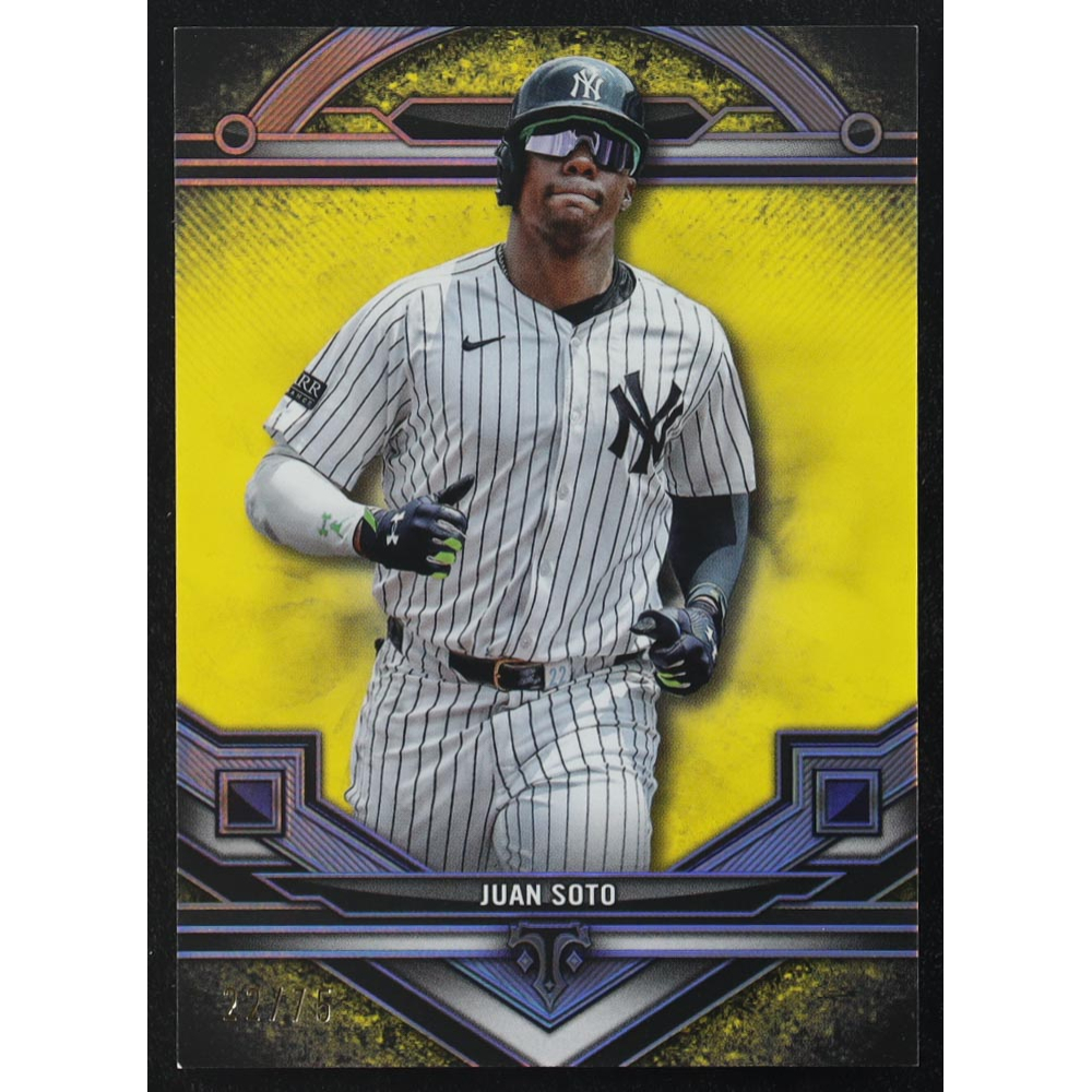 Juan Soto 2024 Topps Triple Threads Citrine #46 #22/75 at PristineAuction.com
