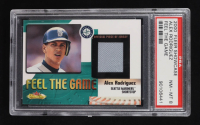 Alex Rodriguez 2000 Fleer Showcase Feel the Game #6 (PSA 8) at PristineAuction.com