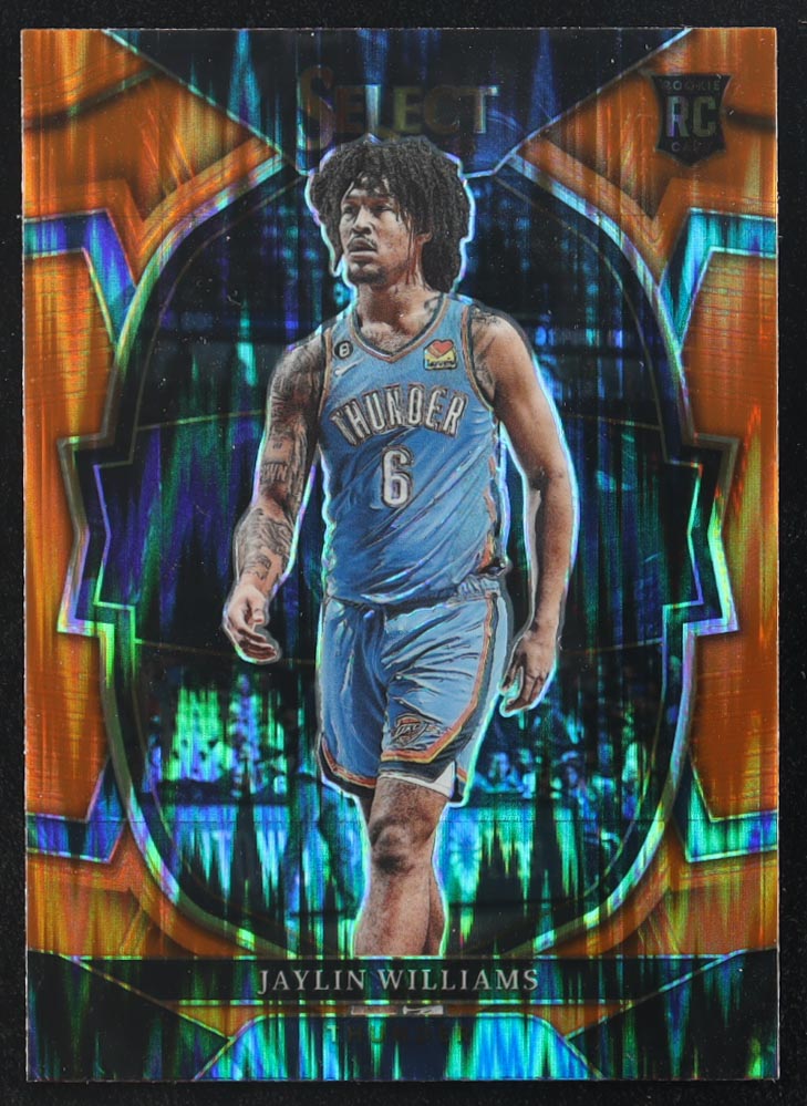 Jaylin Williams 2022-23 Select Prizms Orange Flash #99 RC at PristineAuction.com Jaylin Williams 2022-23 Select Prizms Orange Flash #99 RC at PristineAuction.com