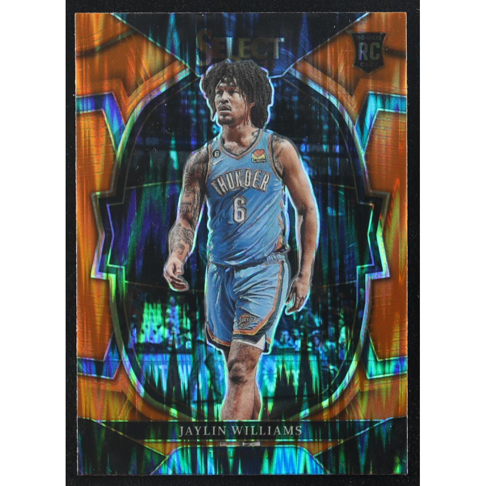 Jaylin Williams 2022-23 Select Prizms Orange Flash #99 RC at PristineAuction.com