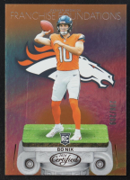Bo Nix 2024 Certified Franchise Foundations Mirror Bronze #8 RC #298/299 at PristineAuction.com