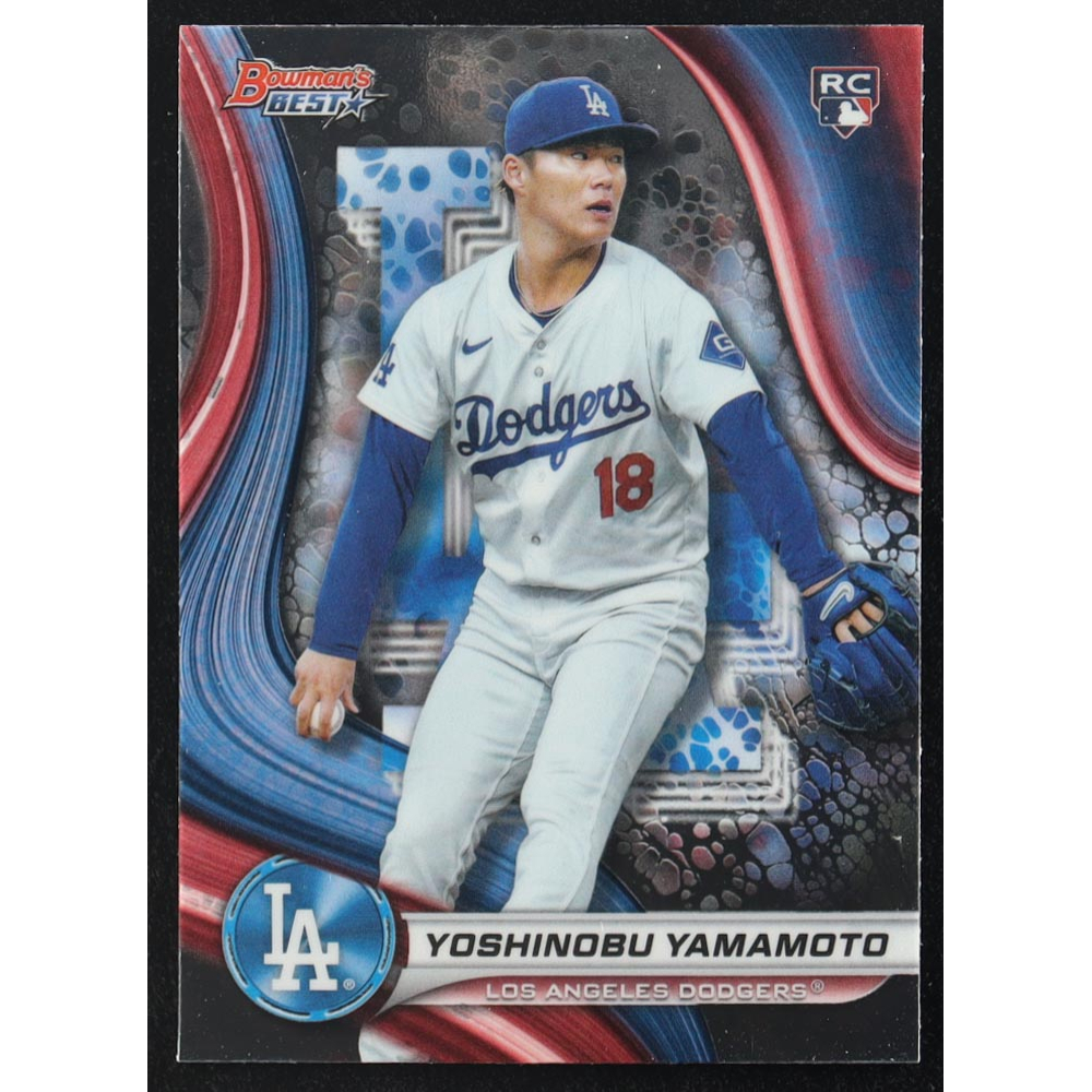 Yoshinobu Yamamoto 2024 Bowman's Best #34 RC at PristineAuction.com