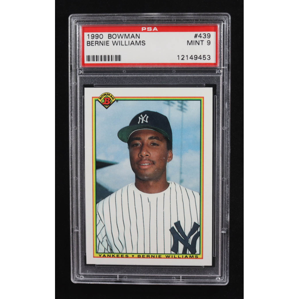 Bernie Williams 1990 Bowman #439 RC (PSA 9) at PristineAuction.com