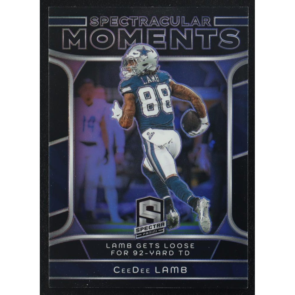 CeeDee Lamb 2024 Panini Spectra Spectracular Moments #3 #77/125 at PristineAuction.com