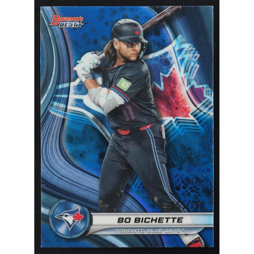 Bo Bichette 2024 Bowman's Best Blue Refractors #70 #55/150 at PristineAuction.com