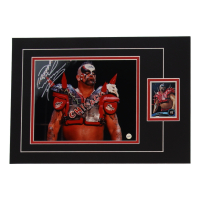Animal Signed 12x17 Custom Matted Photo Display with Trading Card (Frameworth) at PristineAuction.com