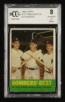 Tom Tresh / Mickey Mantle / Bobby Richardson 1963 Topps Bombers' Best #173 (BCCG 8) at PristineAuction.com